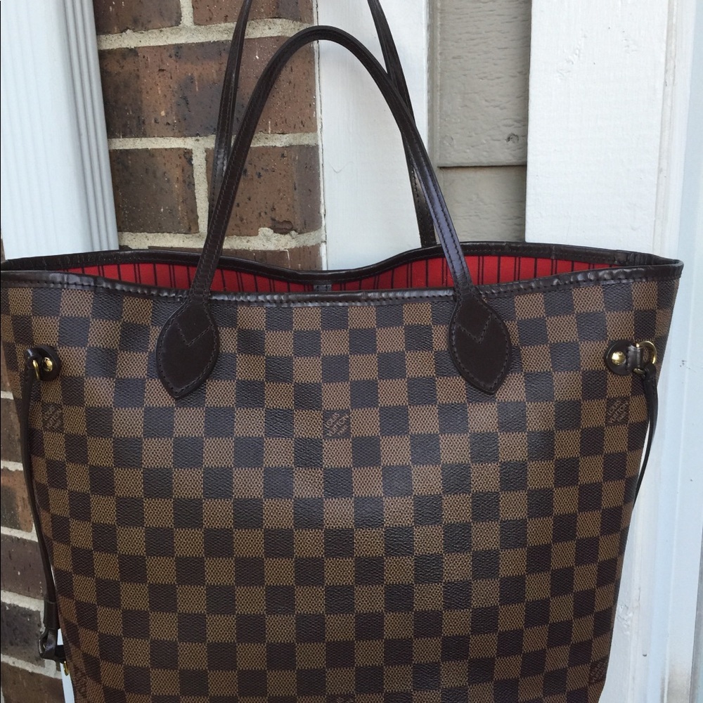 Louis Vuitton Neverfull Damier Ebene MM Handbag